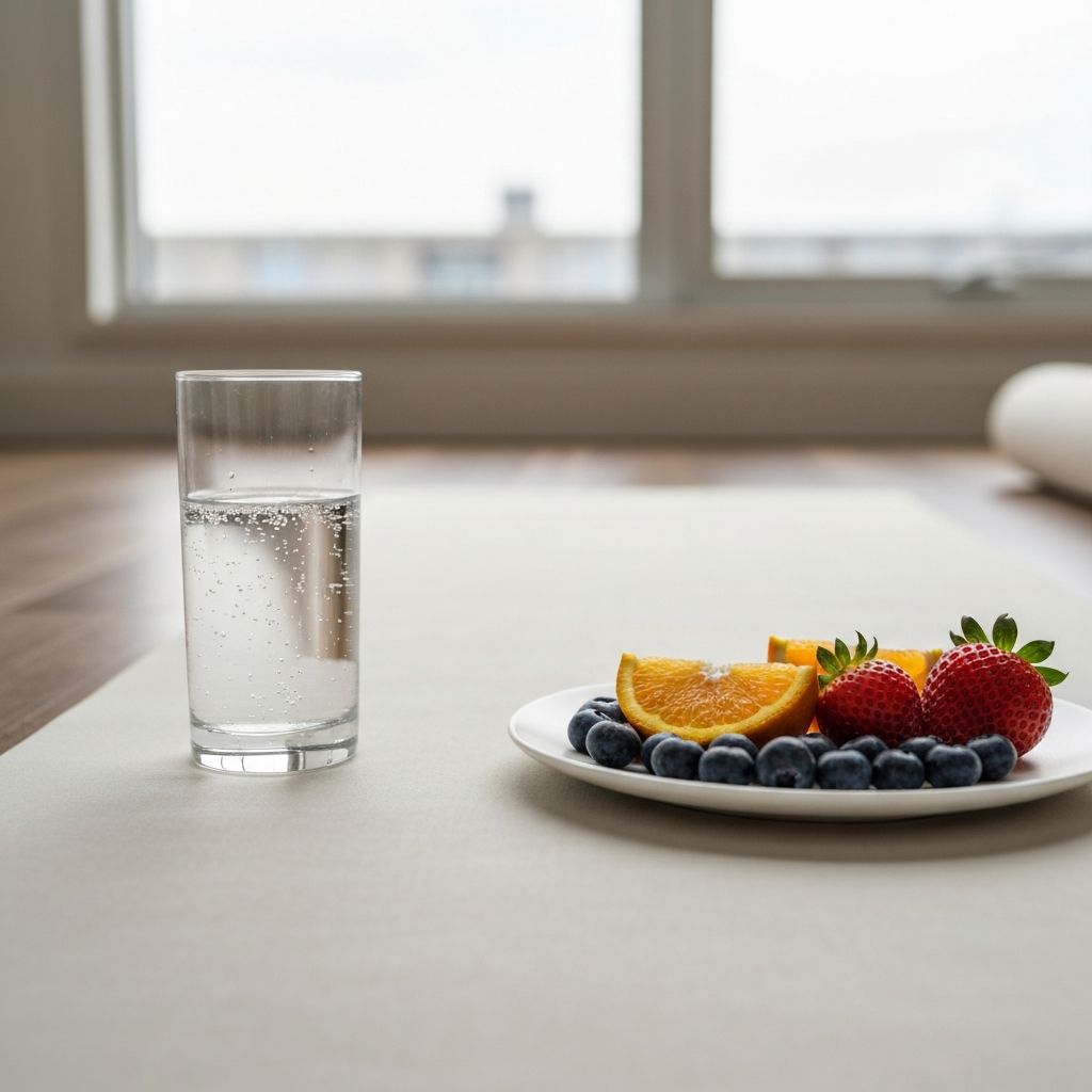 Morning wellness routine